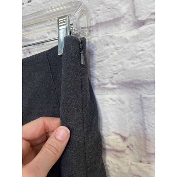 Anthropologie Odille Grey Knit Pleated Mini Skirt Size 8 - Picture 4 of 8